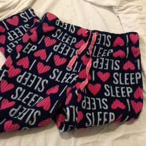 I love sleep PJ pants